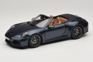Porsche 911 992.2 Carrera Cabriolet Yachting Blue Norev 1:18 187180 Metaal