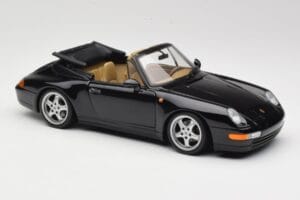 Porsche 911 993 Cabriolet Zwart UT Models 1:18 27806-U1 Metaal — afbeelding 6 van 8