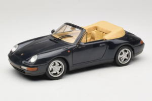 Porsche 911 993 Cabriolet Donkerblauw Tchibo 1:18 46619 Metaal