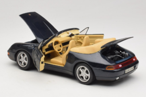 Porsche 911 993 Cabriolet Donkerblauw Tchibo 1:18 46619 Metaal — afbeelding 5 van 8