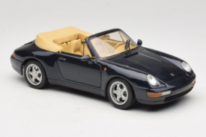 Porsche 911 993 Cabriolet Donkerblauw Tchibo 1:18 46619 Metaal — afbeelding 6 van 8