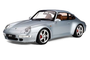 Porsche 911 993 Carrera 4S Zilver GT Spirit 1:8 GTS801901 Hars