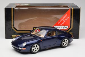 Porsche 911 993 Carrera Cup Blauw Braccio & Gotz 1993 Bburago 1:18 3060-M1 Metaal — afbeelding 8 van 8
