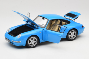 Porsche 911 993 Carrera Blue Metallic AUTOart 1:18 78133 Metaal — afbeelding 2 van 8