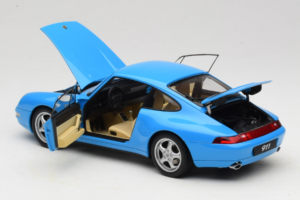 Porsche 911 993 Carrera Blue Metallic AUTOart 1:18 78133 Metaal — afbeelding 5 van 8