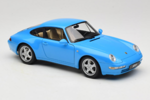 Porsche 911 993 Carrera Blue Metallic AUTOart 1:18 78133 Metaal — afbeelding 6 van 8
