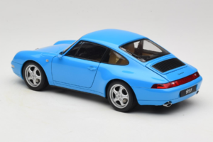 Porsche 911 993 Carrera Blue Metallic AUTOart 1:18 78133 Metaal — afbeelding 7 van 8