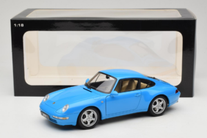 Porsche 911 993 Carrera Blue Metallic AUTOart 1:18 78133 Metaal — afbeelding 8 van 8