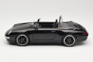 Porsche 911 993 Carrera Cabriolet Zwart Bburago 1:18 3090-M1 Metaal — afbeelding 4 van 8