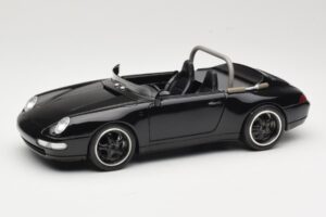 Porsche 911 993 Carrera Cabriolet Zwart Bburago 1:18 3090-M1 Metaal