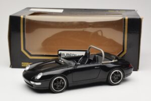 Porsche 911 993 Carrera Cabriolet Zwart Bburago 1:18 3090-M1 Metaal — afbeelding 8 van 8