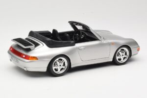 Porsche 911 993 Carrera Cabriolet Zilver Bburago 1:18 18-12039 Metaal — afbeelding 3 van 8