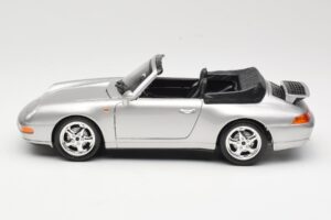 Porsche 911 993 Carrera Cabriolet Zilver Bburago 1:18 18-12039 Metaal — afbeelding 4 van 8