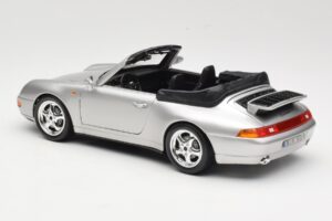 Porsche 911 993 Carrera Cabriolet Zilver Bburago 1:18 18-12039 Metaal — afbeelding 7 van 8