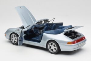 Porsche 911 993 Carrera Cabriolet Zilver Maisto 1:18 100299-M1 Metaal — afbeelding 5 van 8