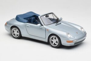 Porsche 911 993 Carrera Cabriolet Zilver Maisto 1:18 100299-M1 Metaal — afbeelding 6 van 8