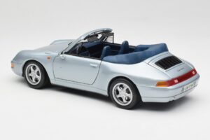 Porsche 911 993 Carrera Cabriolet Zilver Maisto 1:18 100299-M1 Metaal — afbeelding 7 van 8