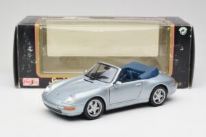 Porsche 911 993 Carrera Cabriolet Zilver Maisto 1:18 100299-M1 Metaal — afbeelding 8 van 8