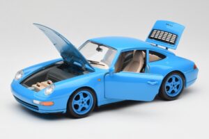 Porsche 911 993 Carrera Blauw Bburago 1:18 3060 Metaal — afbeelding 2 van 8