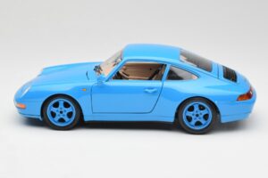 Porsche 911 993 Carrera Blauw Bburago 1:18 3060 Metaal — afbeelding 4 van 8