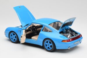 Porsche 911 993 Carrera Blauw Bburago 1:18 3060 Metaal — afbeelding 5 van 8