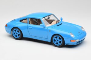 Porsche 911 993 Carrera Blauw Bburago 1:18 3060 Metaal — afbeelding 6 van 8