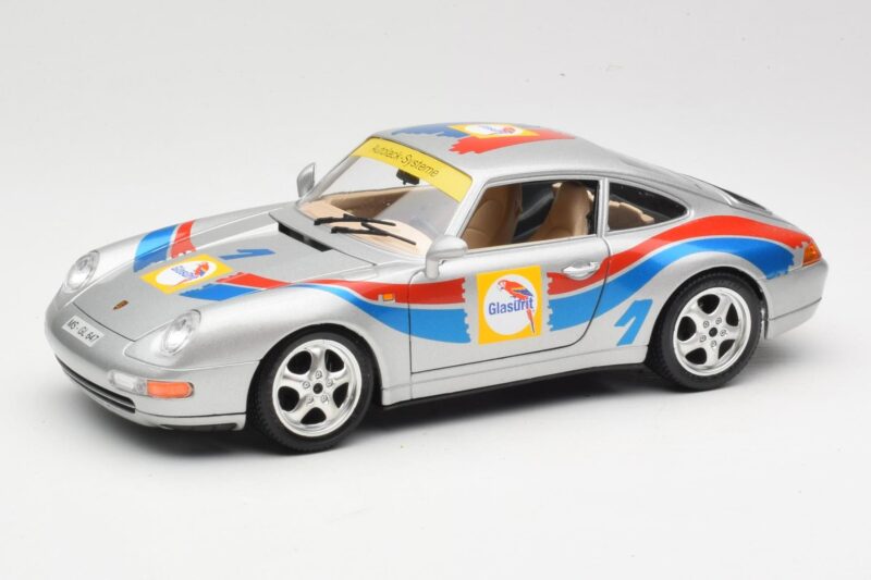 Porsche 911 993 Carrera Cup #1 1993 Bburago 1:18 3050-M2 Metaal