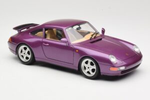 Porsche 911 993 Carrera Paars Bburago 1:18 3060-M2 Metaal — afbeelding 6 van 8