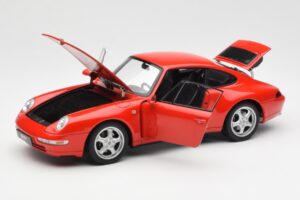 Porsche 911 993 Carrera Rood AUTOart 1:18 78132 Metaal — afbeelding 2 van 8