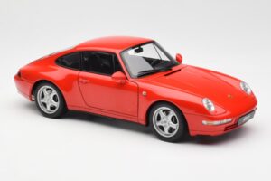 Porsche 911 993 Carrera Rood AUTOart 1:18 78132 Metaal — afbeelding 6 van 8
