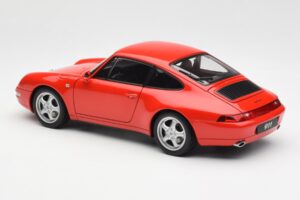 Porsche 911 993 Carrera Rood AUTOart 1:18 78132 Metaal — afbeelding 7 van 8