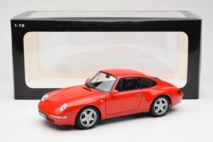 Porsche 911 993 Carrera Rood AUTOart 1:18 78132 Metaal — afbeelding 8 van 8