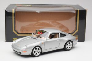 Porsche 911 993 Carrera Zilver Bburago 1:18 3050-M1 Metaal — afbeelding 2 van 8