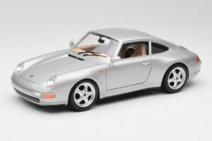 Porsche 911 993 Carrera Zilver Bburago 1:18 3050-M1 Metaal