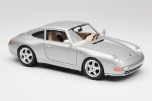 Porsche 911 993 Carrera Zilver Bburago 1:18 3050-M1 Metaal — afbeelding 6 van 8