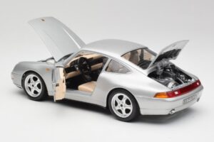 Porsche 911 993 Carrera Zilver Bburago 1:18 3050-M1 Metaal — afbeelding 7 van 8