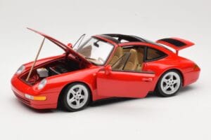 Porsche 911 993 Carrera Targa Rood UT Models 1:18 27821 Metaal — afbeelding 2 van 8