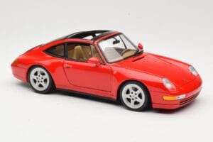 Porsche 911 993 Carrera Targa Rood UT Models 1:18 27821 Metaal — afbeelding 6 van 8