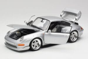 Porsche 911 993 GT2 Arctic Zilver Metallic UT Models 1:18 27831 Metaal — afbeelding 2 van 8