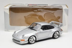 Porsche 911 993 GT2 Arctic Zilver Metallic UT Models 1:18 27831 Metaal — afbeelding 8 van 8