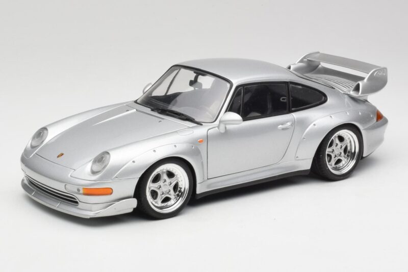 Porsche 911 993 GT2 Arctic Zilver Metallic UT Models 1:18 27831 Metaal