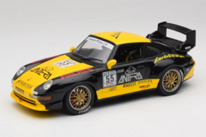 Porsche 911 993 GT2 #55 Zwart & Geel Anson 1:18 30325-W Metaal