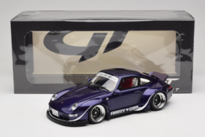 Porsche 911 993 RWB Army Girl Paars GT Spirit 1:18 GT562 Hars — afbeelding 6 van 6