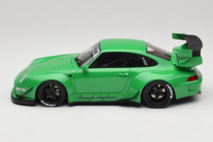 Porsche 911 993 RWB Groen GT Spirit 1:18 GT074 Hars — afbeelding 3 van 6