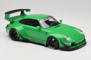 Porsche 911 993 RWB Groen GT Spirit 1:18 GT074 Hars — afbeelding 4 van 6