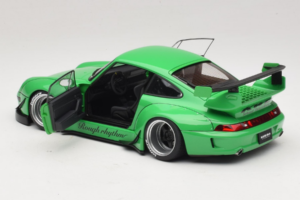 Porsche 911 993 RWB Groen Gun Grey Wheels AUTOart 1:18 78151 Composiet — afbeelding 5 van 8