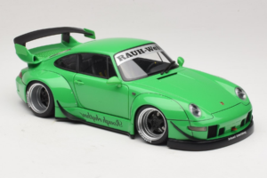 Porsche 911 993 RWB Groen Gun Grey Wheels AUTOart 1:18 78151 Composiet — afbeelding 6 van 8