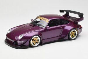 Porsche 911 993 RWB Paars GT Spirit 1:18 GT727 Hars