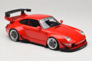 Porsche 911 993 RWB Rood GT Spirit 1:18 ZM045 Hars — afbeelding 4 van 6