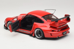 Porsche 911 993 RWB Rood Gun Grey Wheels AUTOart 1:18 78153 Composiet — afbeelding 5 van 8